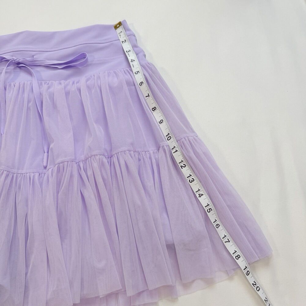 POPFLEX Pirouette Skort Mini Skirt 1X Digital Lavender Taylor Swift Coquette - Picture 9 of 10